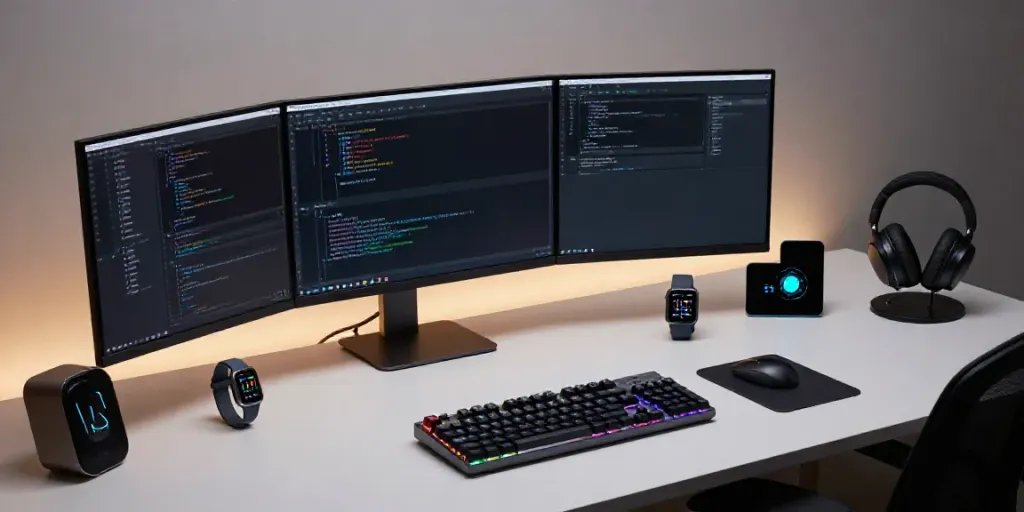 Entdecken Sie coole Gadgets für Softwareentwicklung und digitale Plattformen.