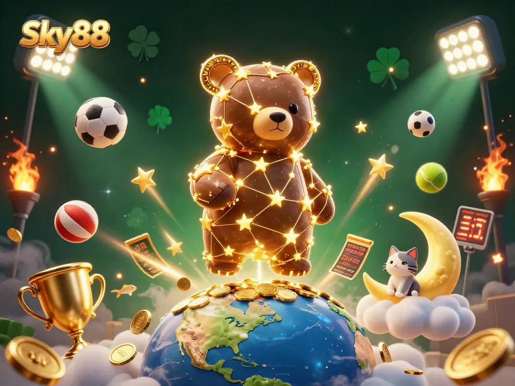 Sky88 players enjoy thrilling moments in a vibrant casino atmosphere with dynamic sports elements
