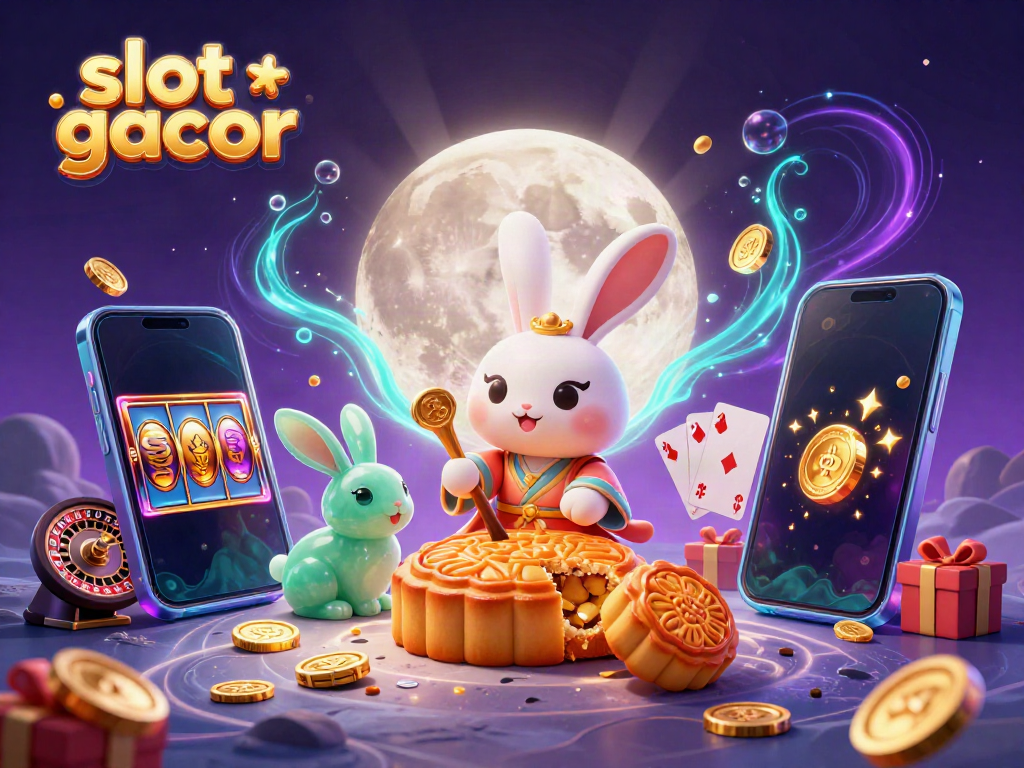 Experience thrilling slot gacor action with stunning 3D graphics of lucky moon rabbits.