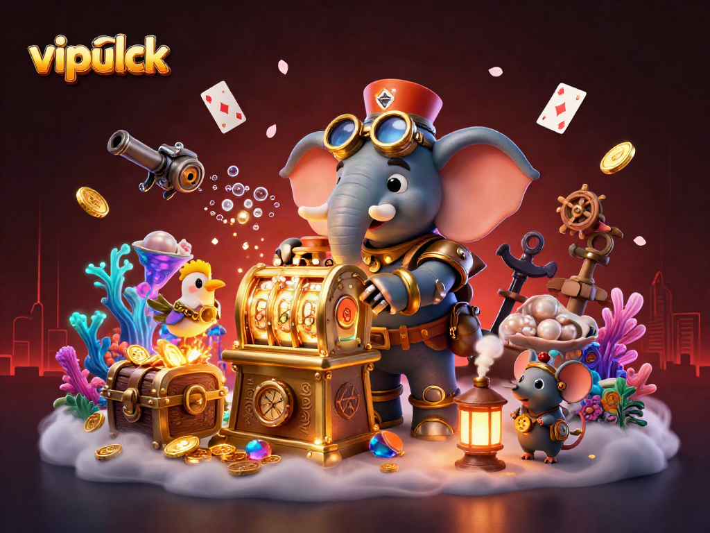 Engaging players with vibrant vipluck gaming experience featuring steampunk elements.